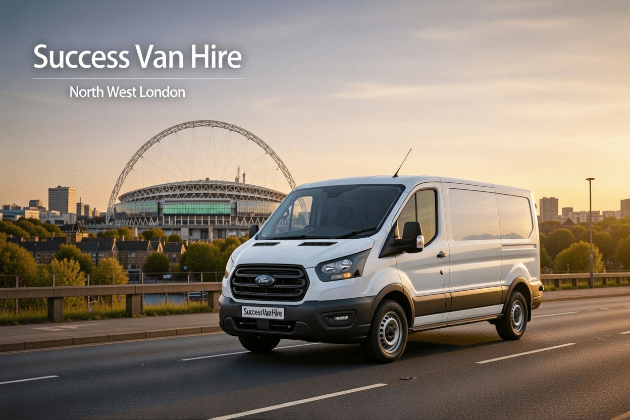 Van hire North West London — Success Van Hire fleet of clean modern vans